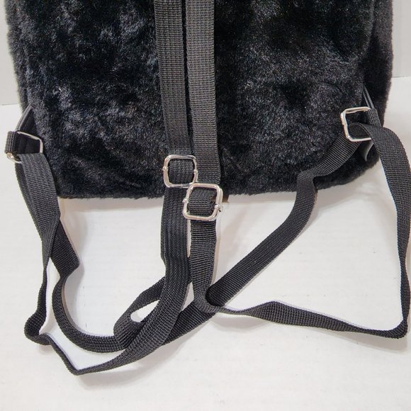 New Mickey Mouse Faux Fur Backpack with Ears from Bioworld main image 8